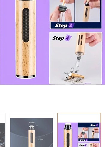 Bej Renkli Ahşap Görünümlü sigara küllüğü - Görsel 4