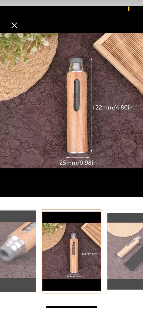 Bej Renkli Ahşap Görünümlü sigara küllüğü - Görsel 2