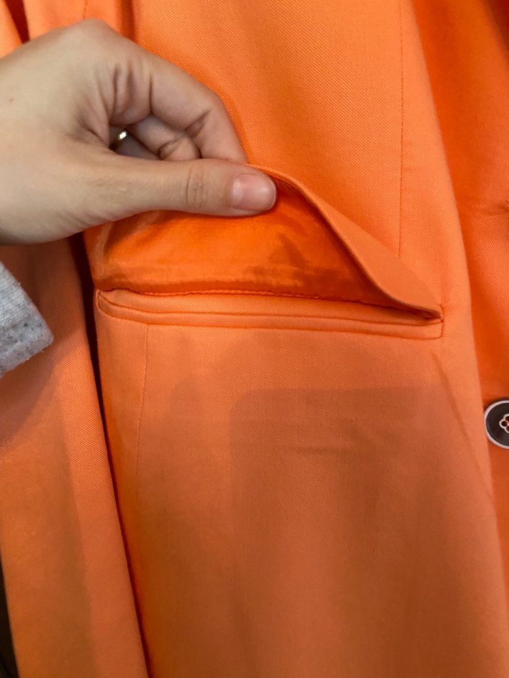 Turuncu Düğmeli Blazer Ceket 42 beden - Görsel 2