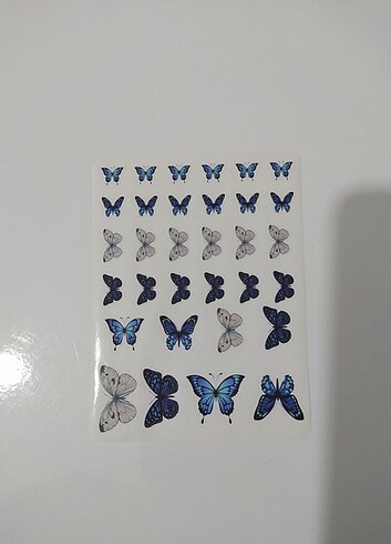  Beden Renk Mini Sticker Setleri 