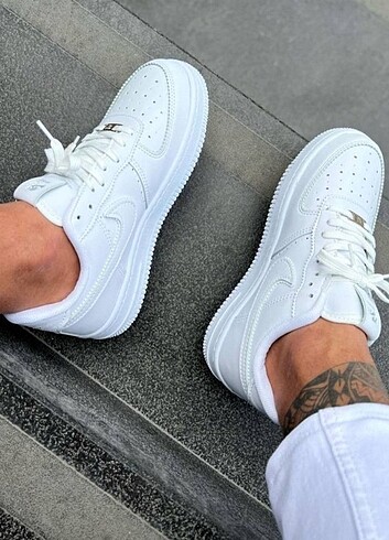 37 Beden beyaz Renk Nike Air force kadın spor ayakkabı 