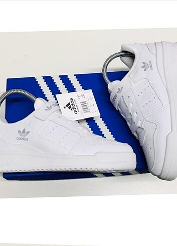 39 Beden beyaz Renk Adidas forum low kadın spor ayakkabı 