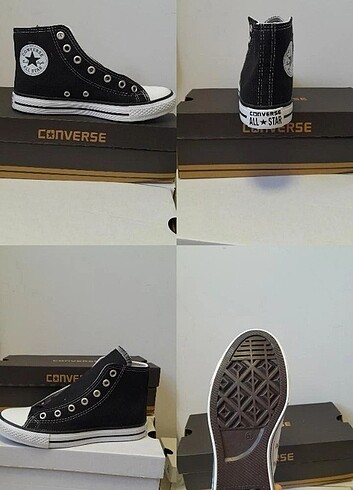 38 Beden siyah Renk Converse unisex spor ayakkabı