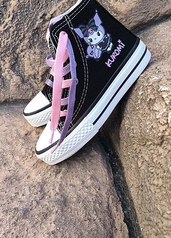 31 Beden Converse Kuromi baskılı çoçuk ayakkabı