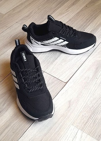 Erkek Siyah Beyaz Terrex Spor Ayakkabı - Görsel 5