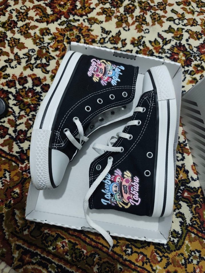 Renkli Baskılı Kız Çocuk Spor Ayakkabısı - Görsel 3