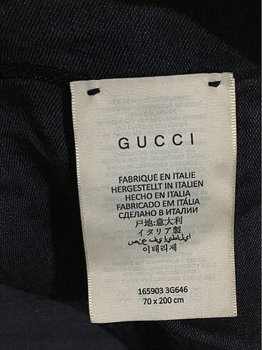 Beden MEDSCARF GUCCİ YÜN İPEK ANTRASİT