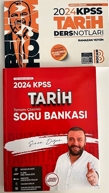 Hangi KPSS? Tarih soru bankası Benim Hocam tarih ders notları
