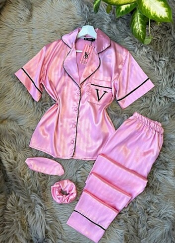 SATEN pijama takımı 
