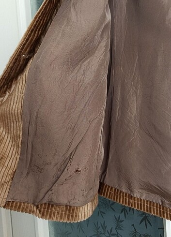 m Beden camel Renk Kadife vintage ceket 