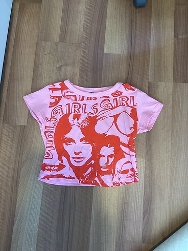 köstebek harajuku pembe crop