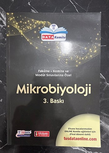 TUSDATA Mikrobiyoloji Kitabı Son Baskı Çiziksiz