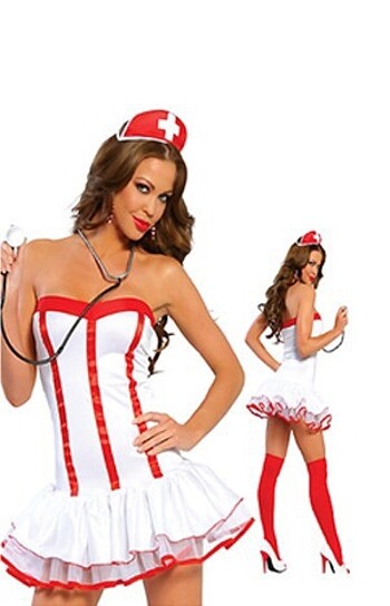 Seksi hemşire kostüm