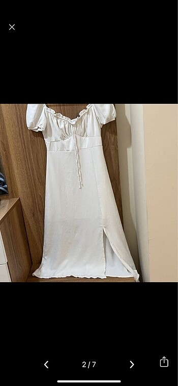 Diğer Beyaz kısa kol elbise
