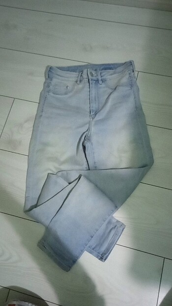 H&M Hm denim kadın skinny Jean rengi açık mavidir kusru yoktur ihtiy