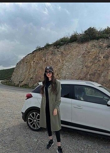 Haki trençkot 