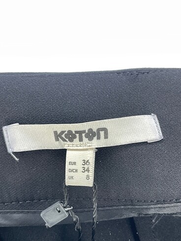 36 Beden siyah Renk Koton Kumaş Pantolon %70 İndirimli.
