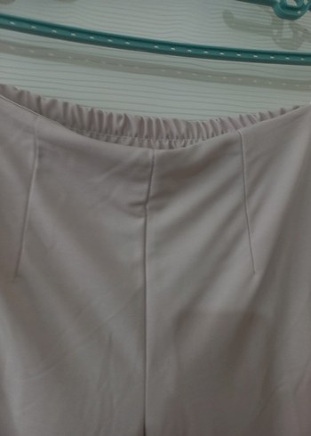 Trendyol & Milla Bej Midi Kumaş Kadın Pantolon