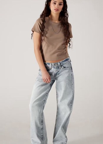 Gri Salaş Kadın Denim Pantolon - Görsel 2