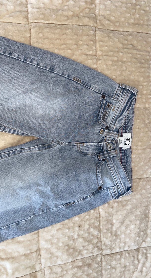 Gri Salaş Kadın Denim Pantolon - Görsel 4