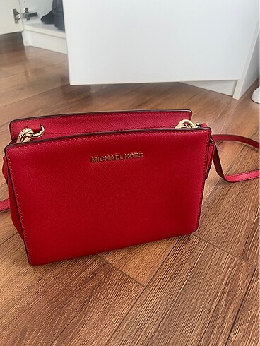 Michael Kors Kırmızı Çanta Uzun Askılı