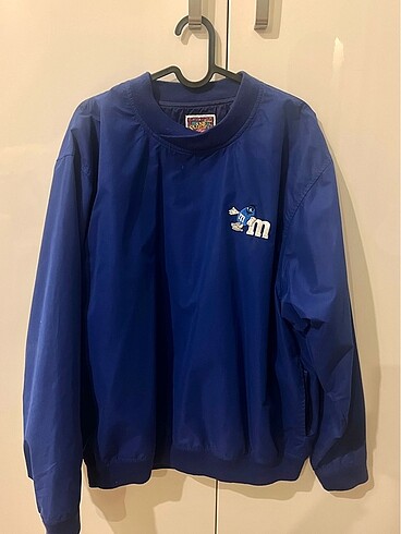 Diğer M&M vintage mavi windbreaker/rüzgarlık PLANET MARS MARKA