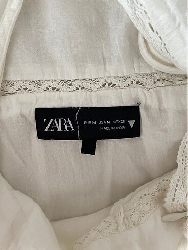 Zara Zara beyaz elbise