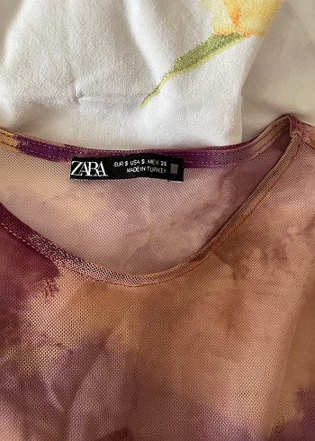 Zara Transparan Uzun Kollu Body - Görsel 2