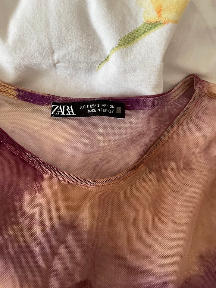 Zara Transparan Uzun Kollu Body - Görsel 2