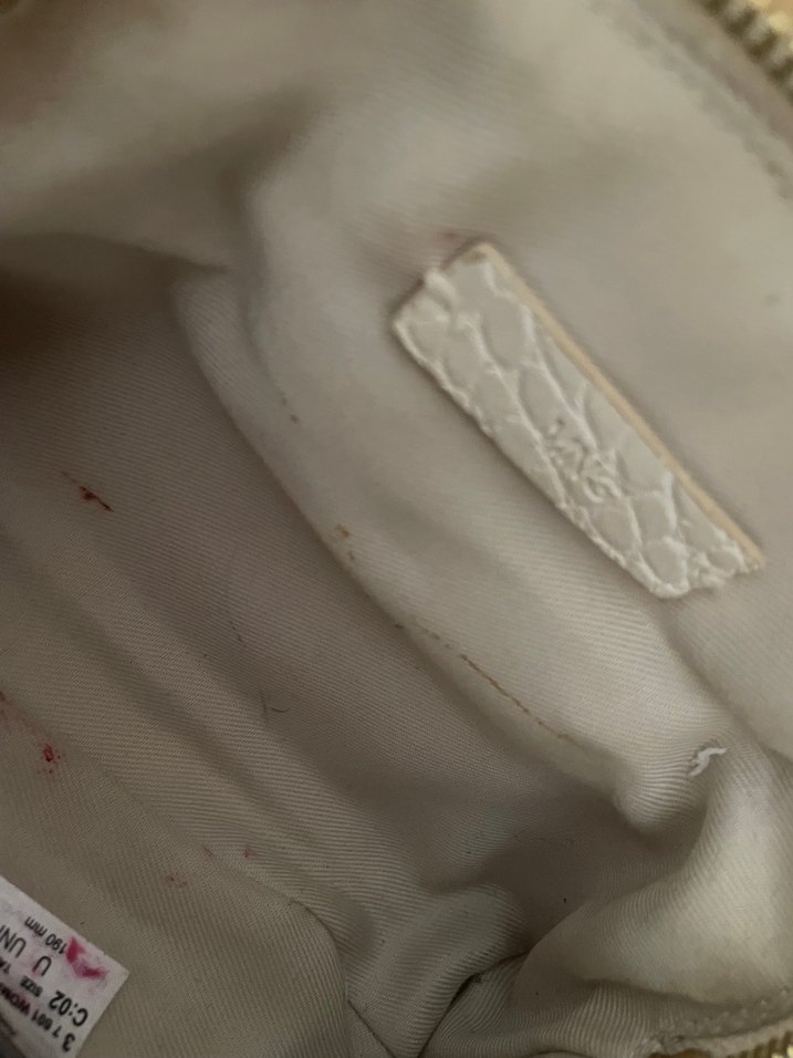 Mango Krem Yılan Derisi Desenli Deri Kadın Çanta - Görsel 2