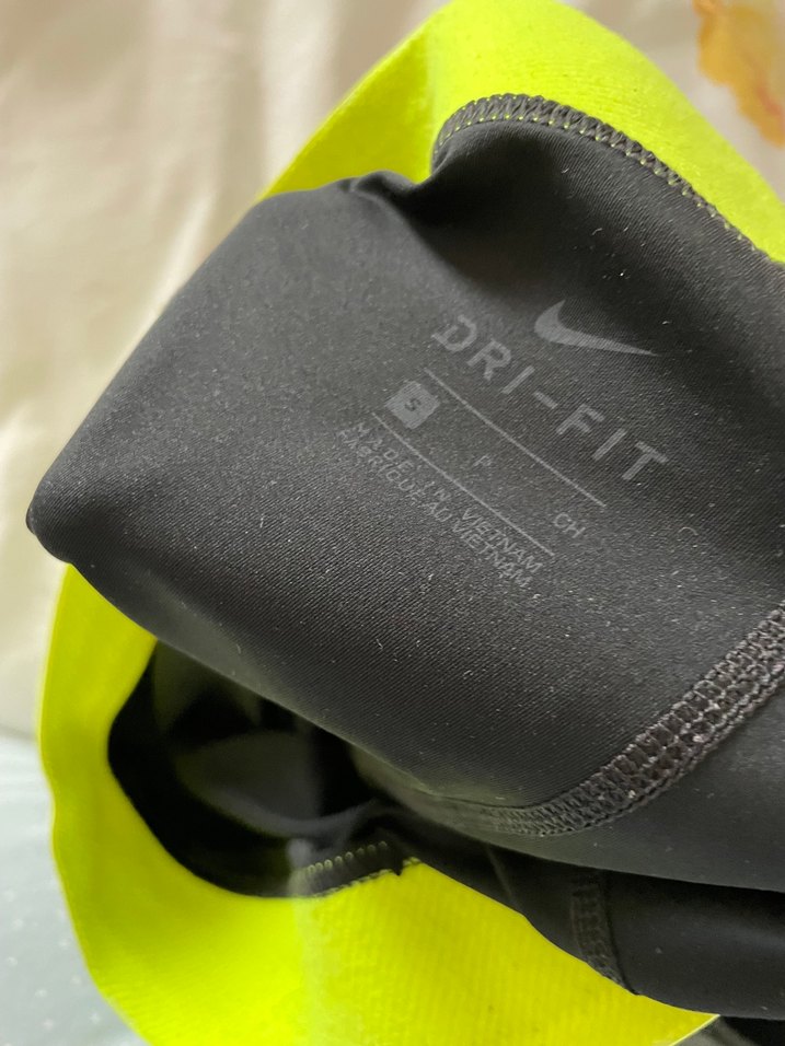 Sarı bel Detaylı nike pro tayt - Görsel 2