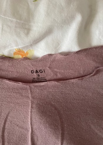 Dagi Uzun Kollu kaşmir gül kurusu Kadın Tişört - Görsel 2