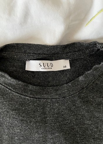 SUUD Gri Kadın Uzun Kollu Bluz - Görsel 3