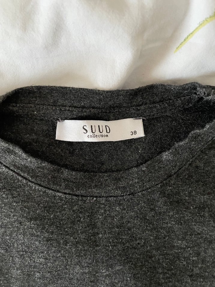 SUUD Gri Kadın Uzun Kollu Bluz - Görsel 3