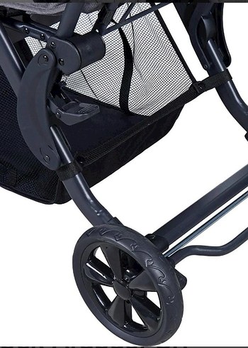 Gri Çiftli Bebek Arabası - Görsel 4