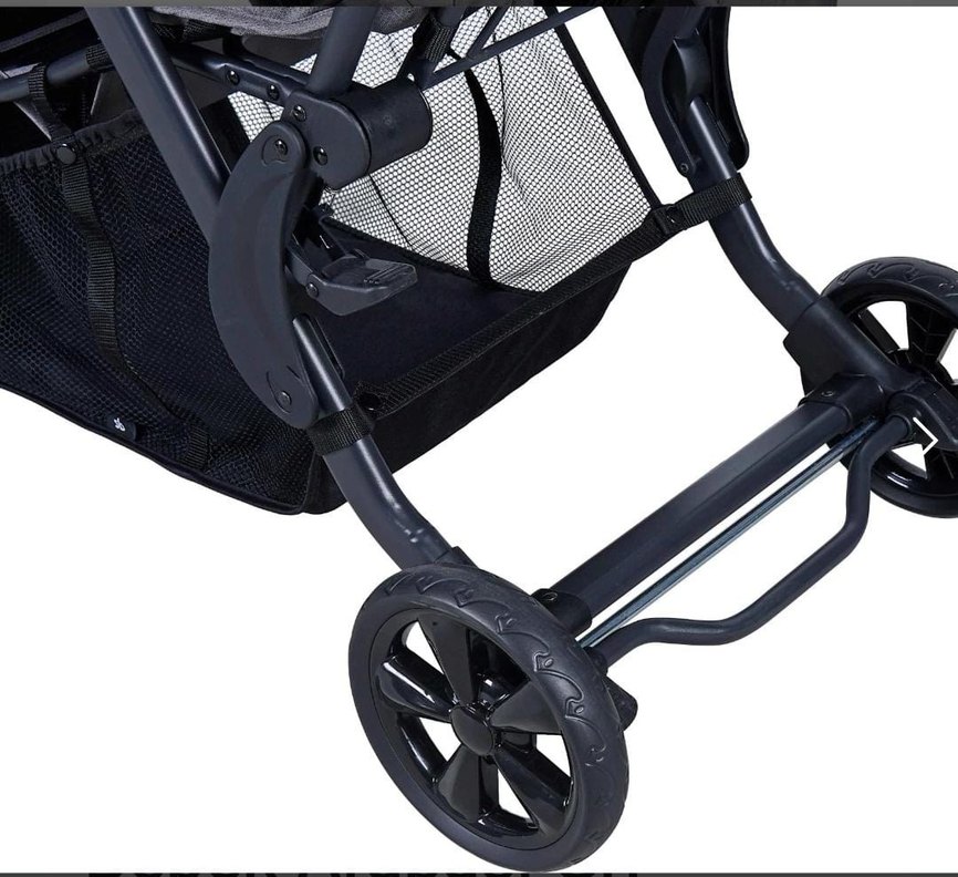 Gri Çiftli Bebek Arabası - Görsel 4