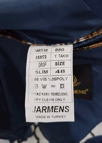 Klasik Lacivert İki Düğmeli Erkek Takım Elbise - Görsel 7