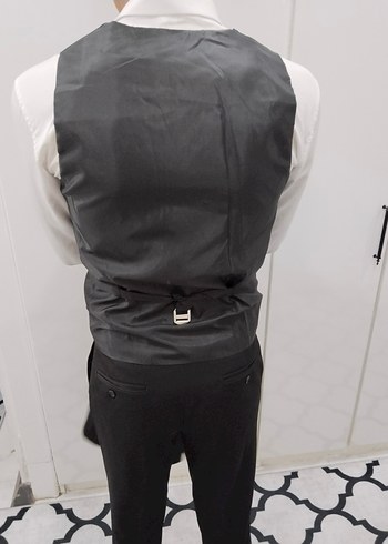 Gri Erkek Normal Kesim Takım Elbise - Görsel 6