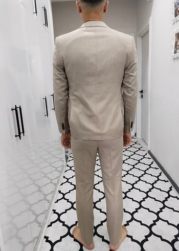 Bej Regular Fit Erkek Takım Elbise - Görsel 6