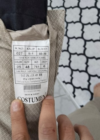 Bej Regular Fit Erkek Takım Elbise - Görsel 9