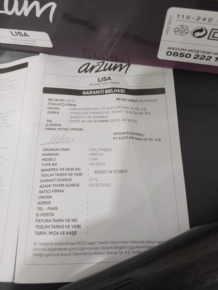 Arzum LISA Saç Maşası - Görsel 2