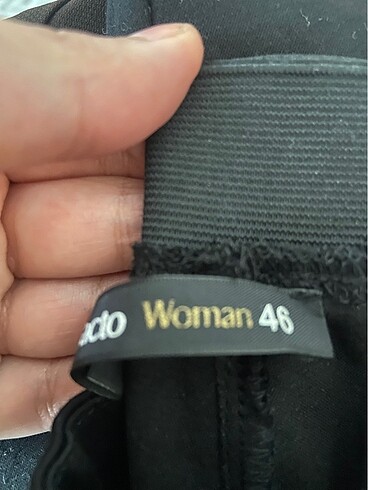 46 Beden siyah Renk Pantolon cok harika