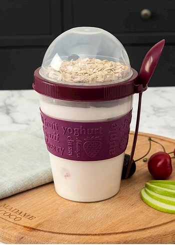 Mor Silikonlu Pastel Renkli Saklama Kabı - Görsel 2