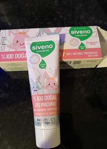 Diğer Siveno Doğal Bebek ve Çocuk Diş Macunu
