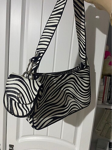 Zebra Desenli Çanta