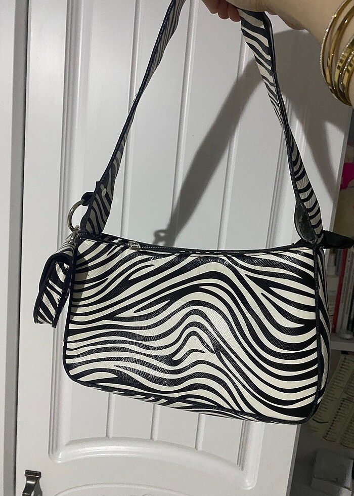 Zebra Desenli Çanta - Görsel 2