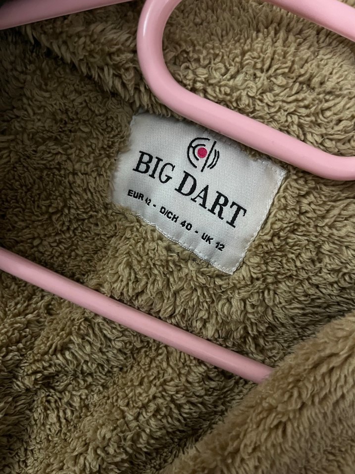 Kadın Haki Midi Boy Düğmeli mont - Görsel 5