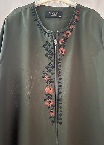 Asker yeşili yazlık pardesü - Görsel 2