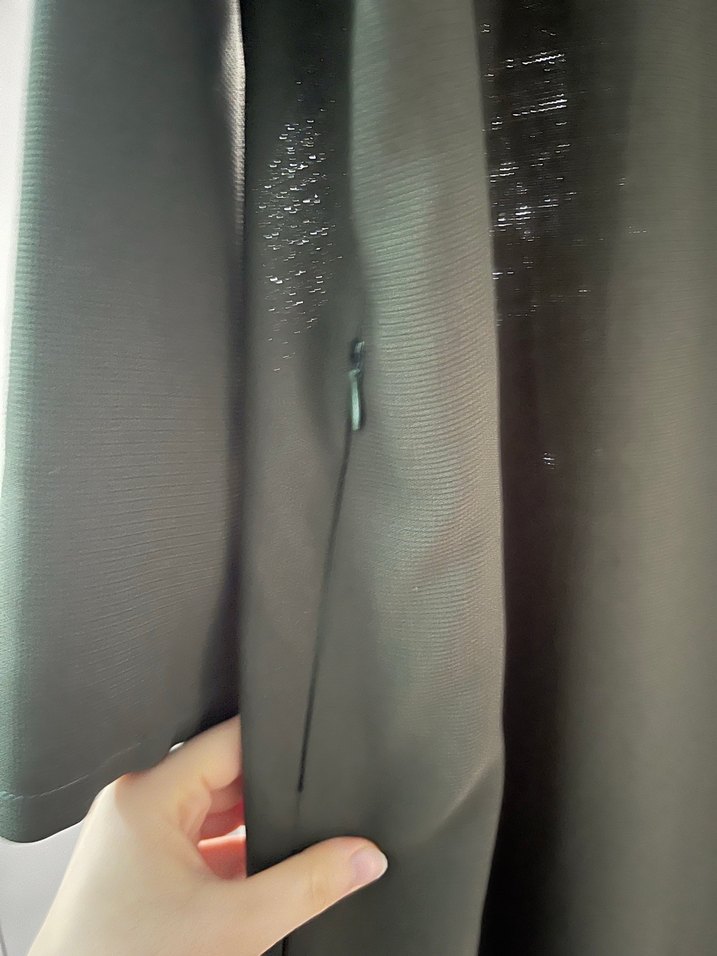 Asker yeşili yazlık pardesü - Görsel 4