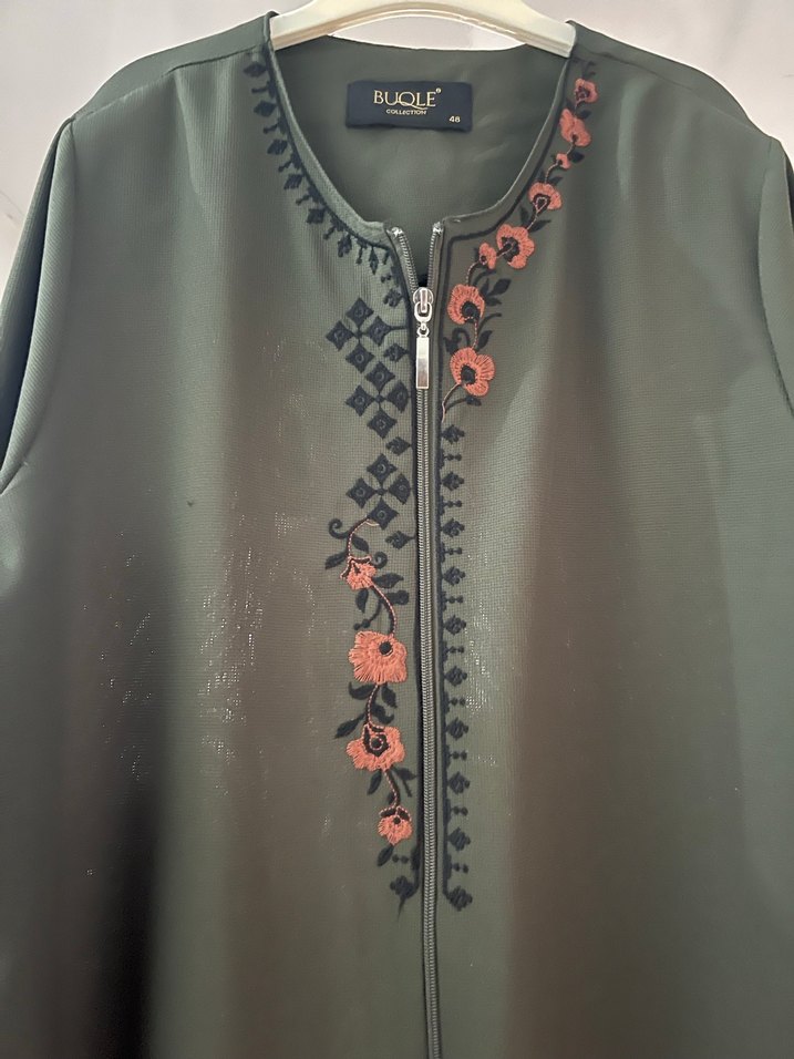 Asker yeşili yazlık pardesü - Görsel 2